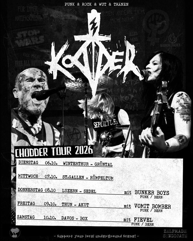 Chodder Tour 2026