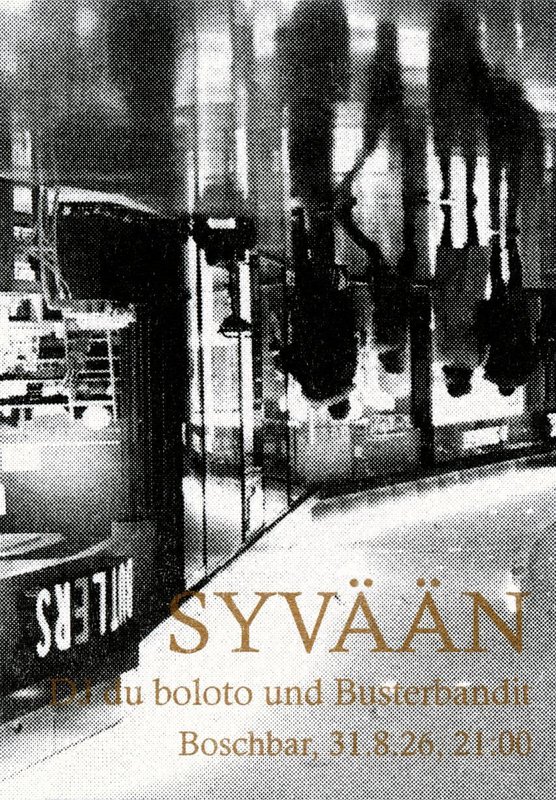 SYVÄÄN at Boschbar
