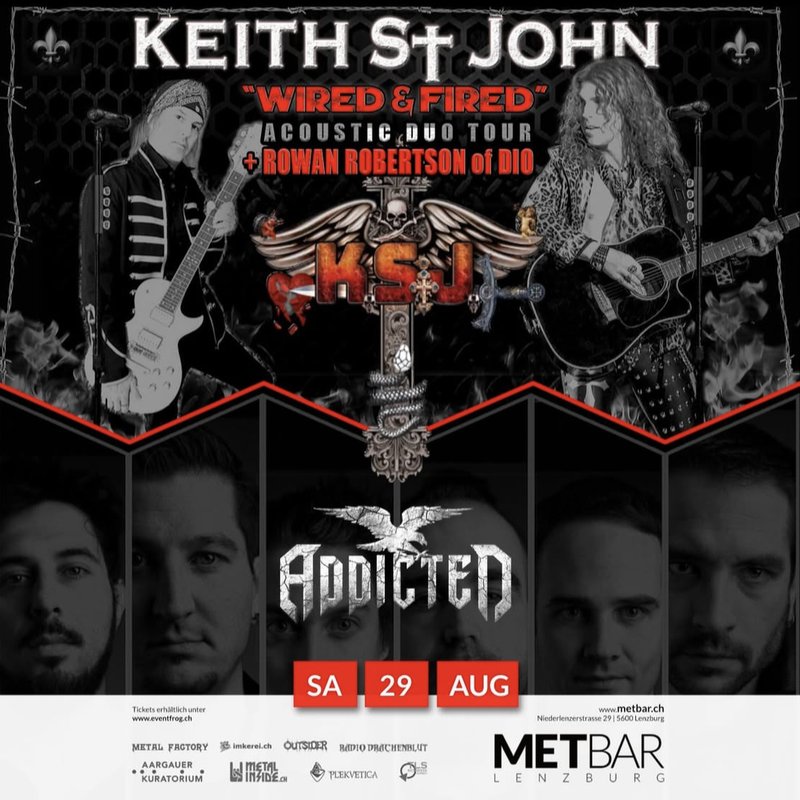 Keith St. John & Rowan Robertson, Addiced 