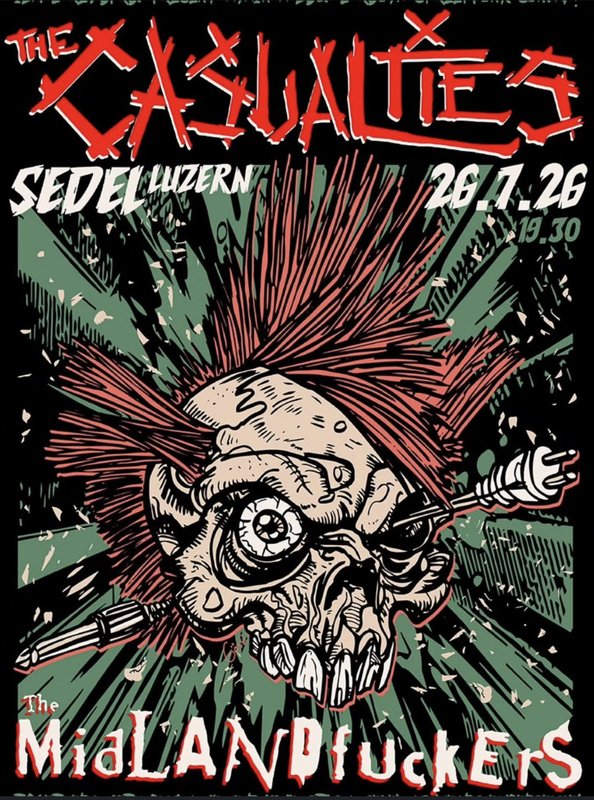 The Casualties, The MidLANDfuckErs