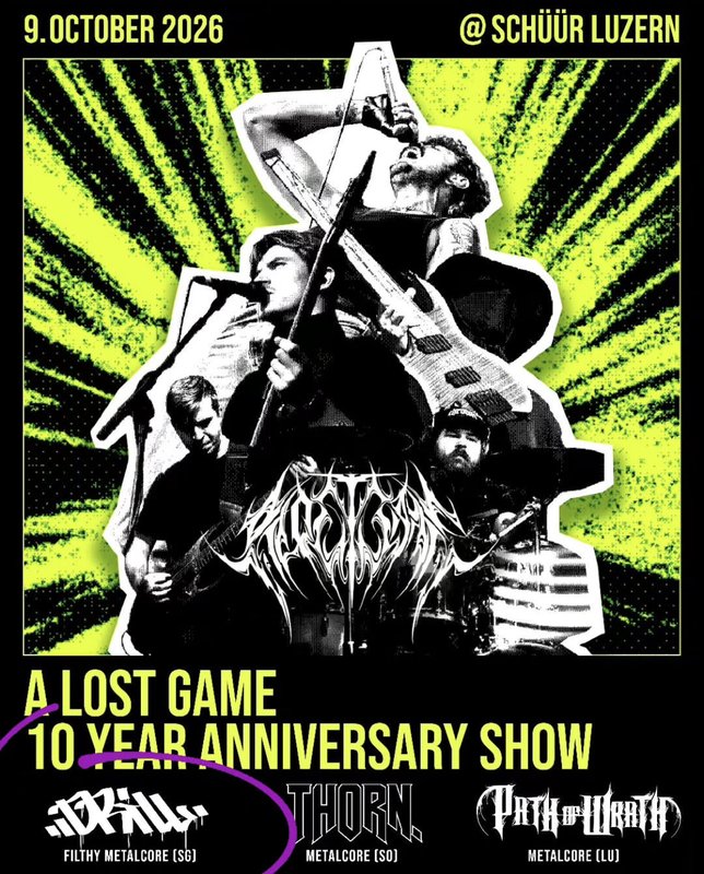 10 Jahre A LOST GAME w/DRILL, Thorn, Path of Wrath