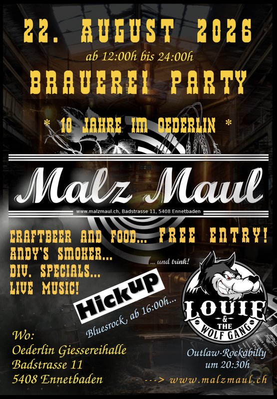 Brauerei Party | 10 jahre