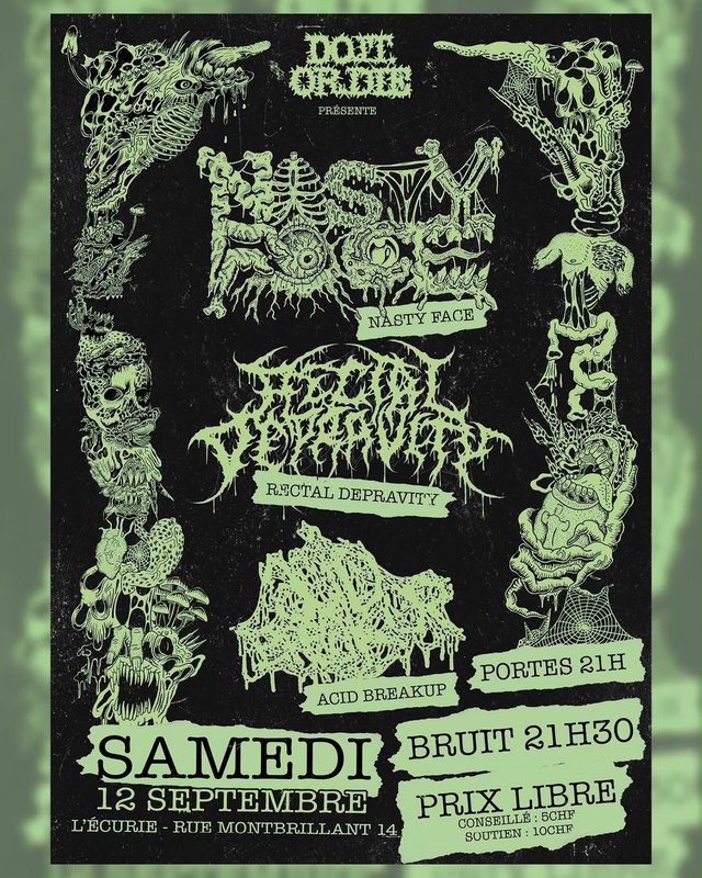 Do It or Die: NASTY FACE / RECTAL DEPAVITY / ACID BREAKUP