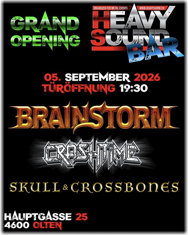 GRAND OPENING Heavysound Bar Olten