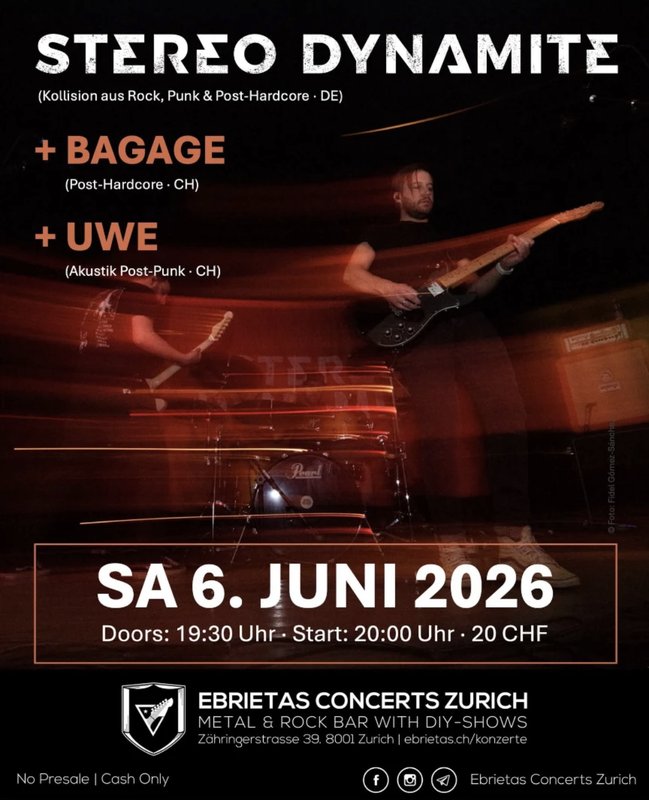 Stereo Dynamite, Bagage, UWE