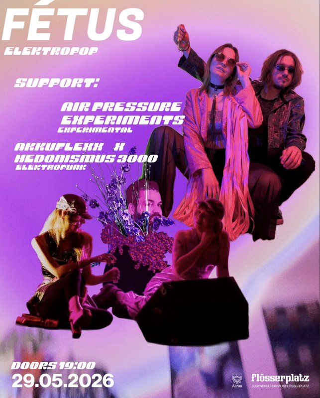 Showcase "Fétus" + Akkuflexx & Hedonismus 3000, Air Pressure Experiments
