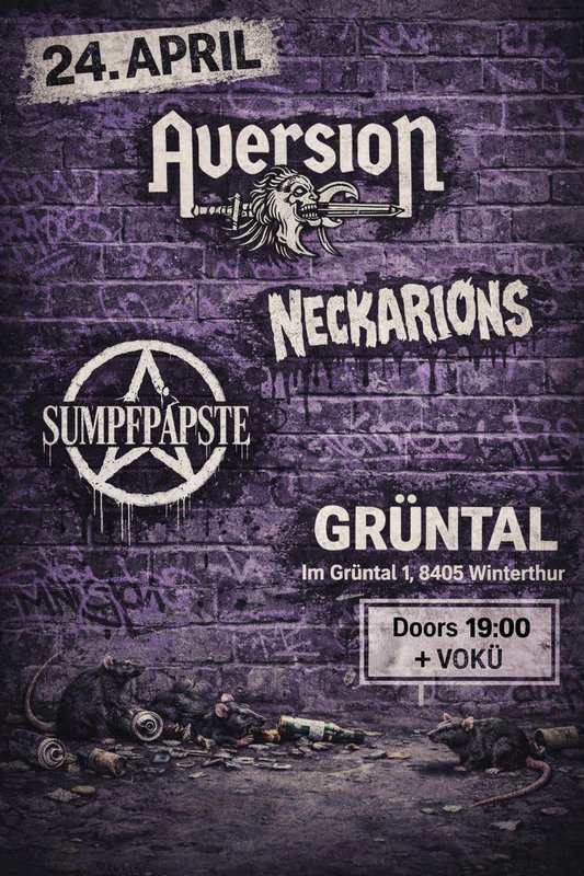 Aversion, Sumpfpapste, Neckarions