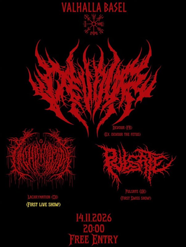 Devour, Lachrymation, Pulsate