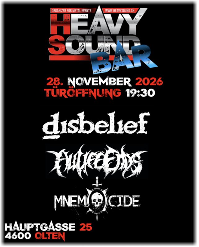 DISBELIEF, ALL LIFE ENDS, MNEMOCIDE