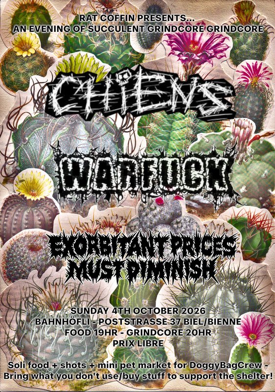CHIENS (FR) / WARFUCK (FR) / EXORBITANT PRICES MUST DIMINISH (CH)