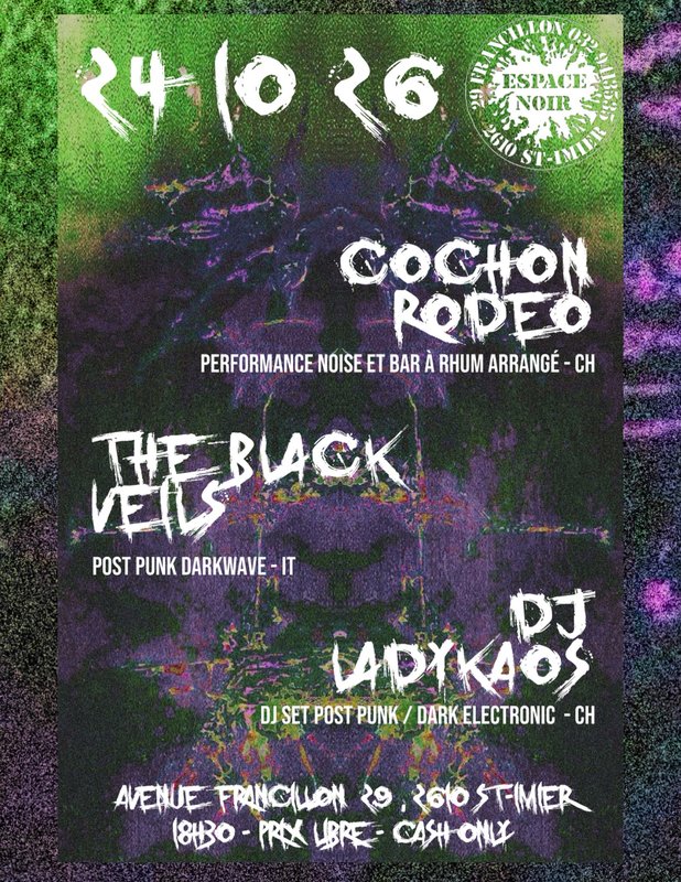 Cochon Rodeo / The Black Veils / DJ Ladykaos