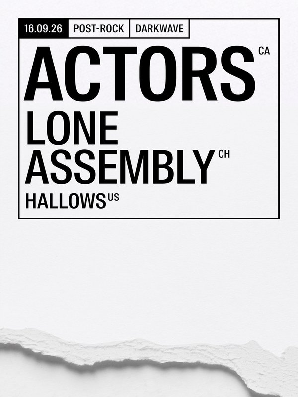Actors - Lone Assembly - Hallows