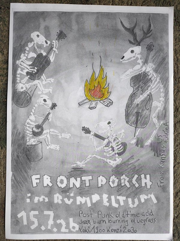 Front Porch im Rümpeltum