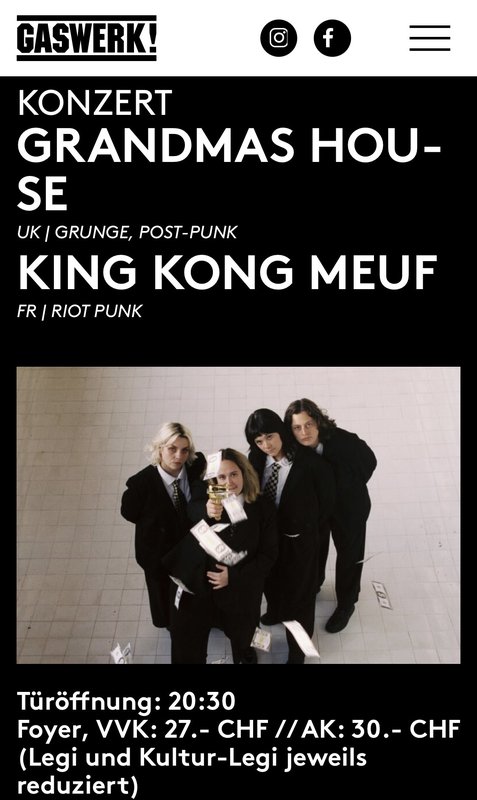 Grandmas House (UK) // King Kong Meuf (FR)