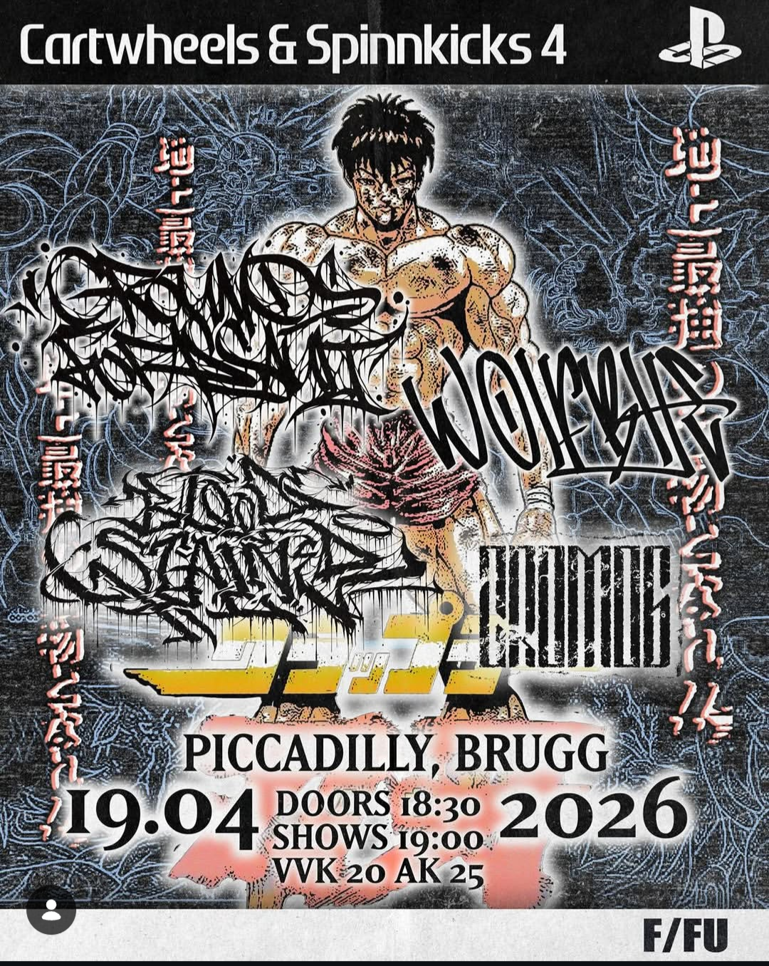 Grounds For Assault + Cromo6 + Wolfbite + Bloodstained